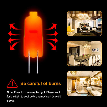 G4 LED lamp - G4 12V 20W halogen lamp - Warm white 3000K - 350LM - Dimmable LED G4 halogen capsule lamp - Suitable for kitchen lighting, signal lighting - 10-pack.