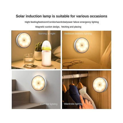Night light - Wireless - Motion detector light - Wireless light - USB rechargeable light - Rechargeable wall lamp for the hallway.
