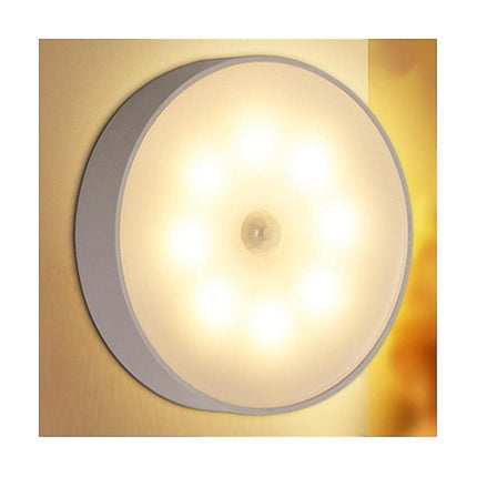 Night light - Wireless - Motion detector light - Wireless light - USB rechargeable light - Rechargeable wall lamp for the hallway.