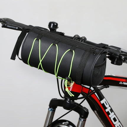 Single Bicycle Bag - Electric Bicycle Bags - Bicycle Bags - Compact Multifunctional Waterproof Bicycle Bag for the Handlebars - Bicycle Handle Bag with Waterproof Zipper and Removable Shoulder Strap - For Racing and Mountain Bikes, Cycling.