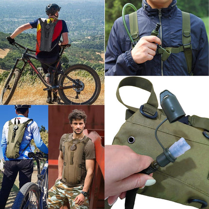 Water Bag–Water Storage–Hydration Backpack–Camping & Hiking–Food Grade Portable Water Bag–3L–Camouflage Color.