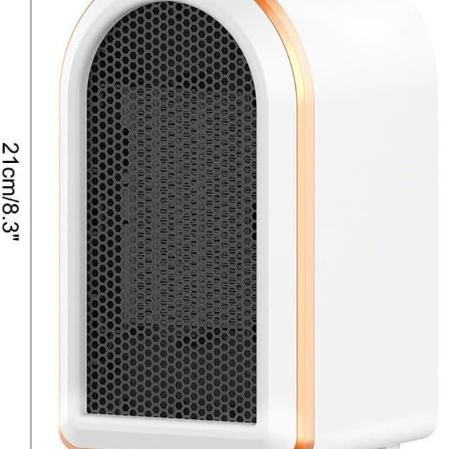 Fan Heater - 1200W Portable Heater with PTC Graphene Heating - Fast Heating, 360° Heat Circulation, Quiet Operation, 12-Hour Timer, LED Display.