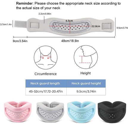 Neck Brace - Neck Pain - Neck Brace for Pain Relief and Support, Soft Adjustable Cervical Collar, Neck Traction Device, Neck Protectors for Spinal Stability and Alignment, Neck Pressure Relief for Men and Women - Gray.