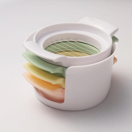 4-in-1 Egg Slicer - Egg Separator - Stainless Steel 304 - For Eggs, Strawberries & Soft Foods - Easy to Clean.