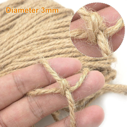Plant Support Net for Climbing Plants - 2 x 5 Meters - Jute Climbing Net - Natural & Sustainable.