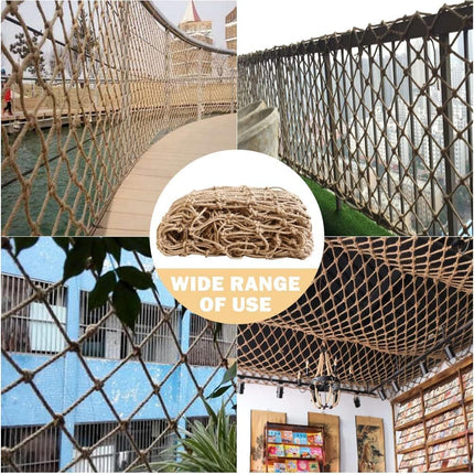 Plant Support Net for Climbing Plants - 2 x 5 Meters - Jute Climbing Net - Natural & Sustainable.