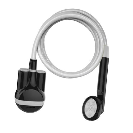 Camping shower - Rechargeable - Black.