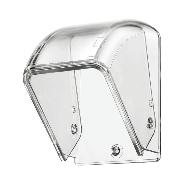 Wireless doorbell waterproof cover - transparent outdoor weatherproof cover - outdoor doorbell protective cover - suitable for wireless doorbell - doorbell with camera - 9x7x7 cm.