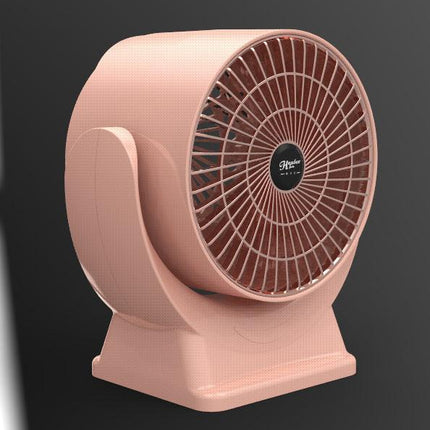Fan Heater - Mini Heater - Mini Electric Heater 800W - Fast Heat Up - Portable Heater with Thermostat - Quiet & Energy Efficient - Auto Shut Off - Ideal for Bedroom, Student Room or Office - Pink.