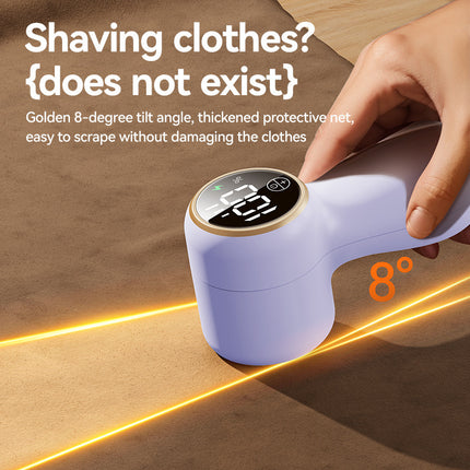 Lint Remover Electric – Portable Clothes Depiller & Fabric Shaver – Removes Lint, Hair and Pilling from Sweaters & Jackets – Rechargeable and Safe for Fabrics-White.