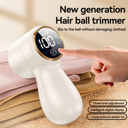 Lint Remover Electric – Portable Clothes Depiller & Fabric Shaver – Removes Lint, Hair and Pilling from Sweaters & Jackets – Rechargeable and Safe for Fabrics-White.