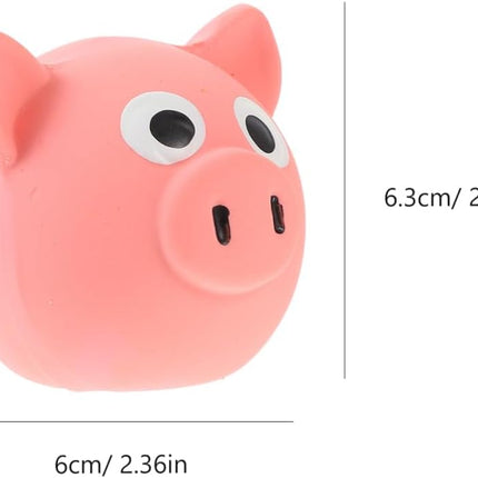 Interactive Dog Toy - Squeaky Pig Chew Toy - Beneficial for dogs and puppies - Makes playtime more fun for pets - Makes a purring sound.