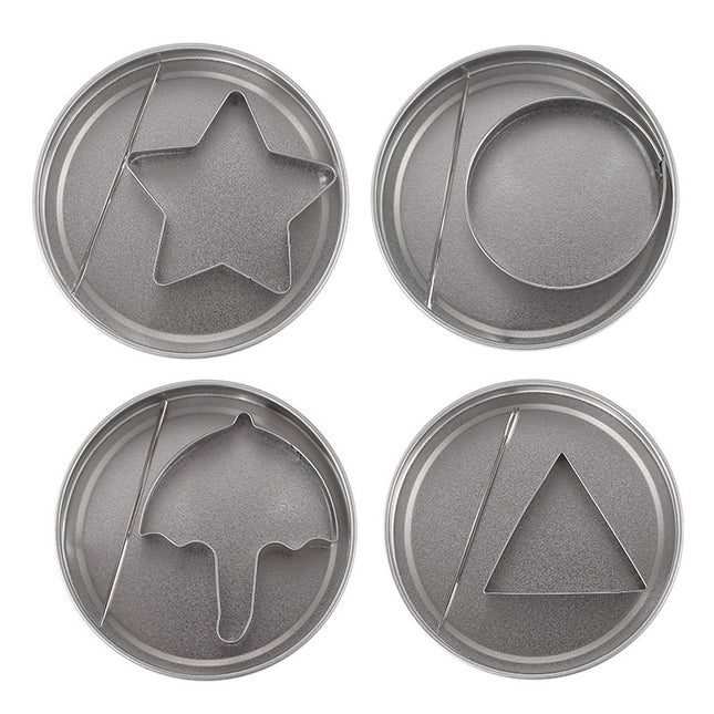 Cookie Cutters - Cookie Press Tools - Cookie Molds - DIY Baking Mold Set - Stainless Steel - Set of 12.