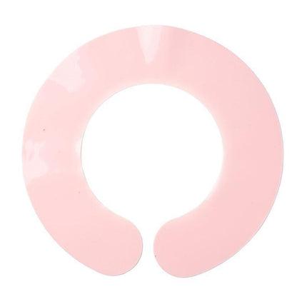 Silicone Neck Protection for Hairdressers – Waterproof Cutting Collar & Dye Apron – Anti-Hair Silicone Neck Collar for Cutting, Dyeing & Perming – Pink.