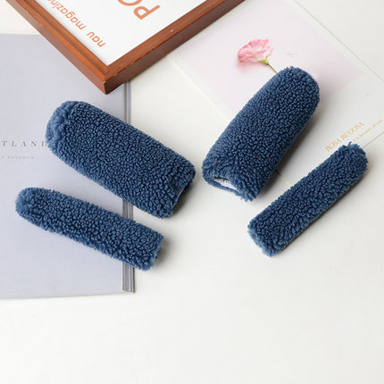 Handlebar Muffs for Electric Bike or Scooter – Winter Warm Gloves with Plush Lining – Universal for Bicycle / Tricycle – Blue.