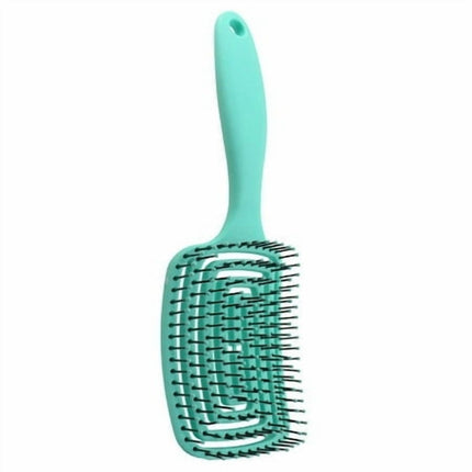 Curved Vented Hair Brushes for Women, Anti Frizz Hair Detangling Brush for Long Thick Curly Hair, Fast Drying Hair Detangler Wet Hair Brush Pink.