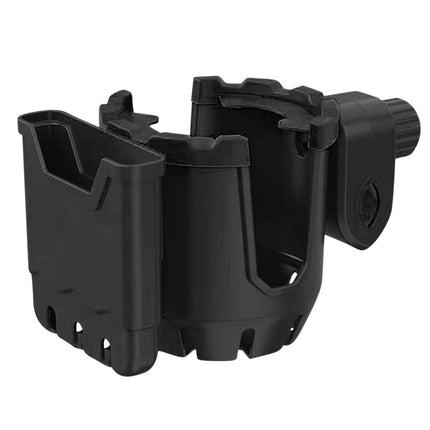 WQJNWEQ-Clearance-Cup-Holder-with-Phone-Holder-Bike-Cup-Holder-2-in-1-Universal-Cup-Phone-Holder-for-Stroller-Bike-Wheelchair-Walker-Scooter Black.