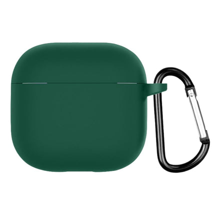 Gracefulvara Pink for Apple Airpods 4 2024 model earphone cover silicone cover anti-fall and dustproof charging case case Green.