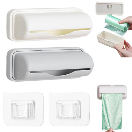 Fineliner Bag Dispenser,New Bin liner Dispenser Trash Bag Holder Dispenser for Plastic Bag Organizer, garbage bag holder for Kitchen Bathroom Laundry Room Organization Storage.