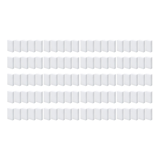 100 Pack Melamine Sponges Magic Cleaning Sponges in Bulk Melamine Foam for Dishes Eraser Sponges for Cleaning 3PCS.