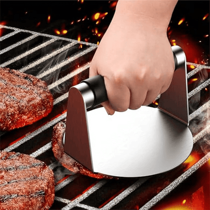 Smash Burger ,Hamburger Smasher Tool for Griddle, Stainless Steel Ham Patty ,Grill Smashburger.