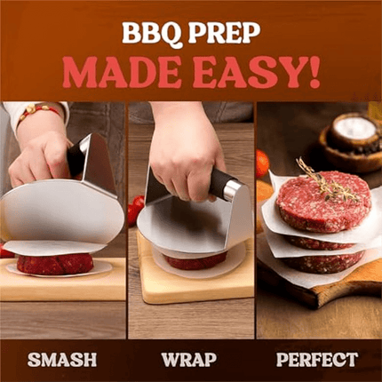 Smash Burger ,Hamburger Smasher Tool for Griddle, Stainless Steel Ham Patty ,Grill Smashburger.
