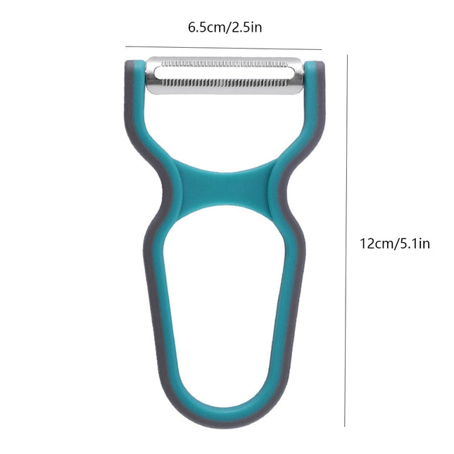 3 Pieces Vegetable Peeler Set For Potato Fruit Non-Slip Home Kitchen Peeling Tool Random Color.