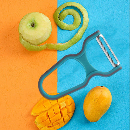 3 Pieces Vegetable Peeler Set For Potato Fruit Non-Slip Home Kitchen Peeling Tool Random Color.