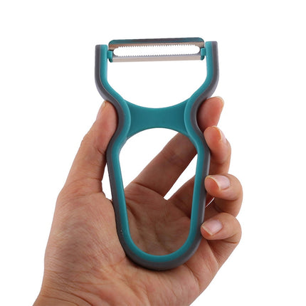 3 Pieces Vegetable Peeler Set For Potato Fruit Non-Slip Home Kitchen Peeling Tool Random Color.