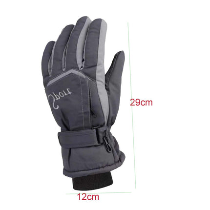 IDALL Ski Gloves Waterproof Gloves Winter Outdoor Men And Women Snow Skating Snowboarding Windproof Warm Ski Gloves Snow Gloves Winter Gloves W-Blue One Size Y-Blue.