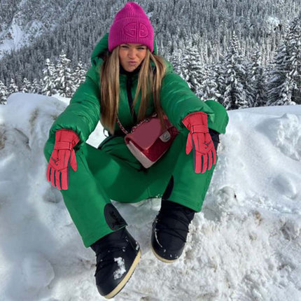 IDALL Ski Gloves Waterproof Gloves Winter Outdoor Men And Women Snow Skating Snowboarding Windproof Warm Ski Gloves Snow Gloves Winter Gloves W-Blue One Size Y-Red.