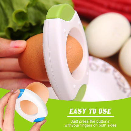 Egg Shell Opener for Hard Boiled Eggs,Egg Peeler Tool Topper Cutter Tool, Handheld Quick Raw Eggs Cracker Separator Tools, Kitchen Gadgets for Baking and Cooking Blue.