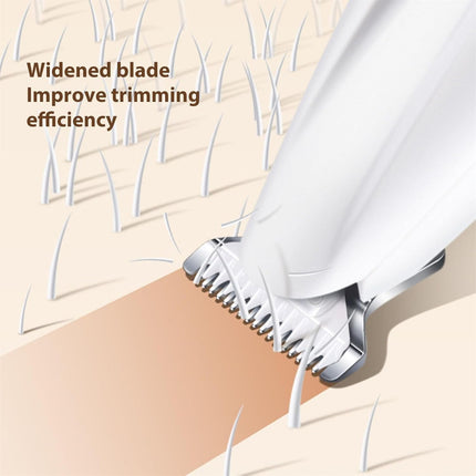 Belvedere Cat Grooming Trimmer - Rechargeable Low Noise Clipper with LED Light, Waterproof & Precision for Sensitive Areas 2set.
