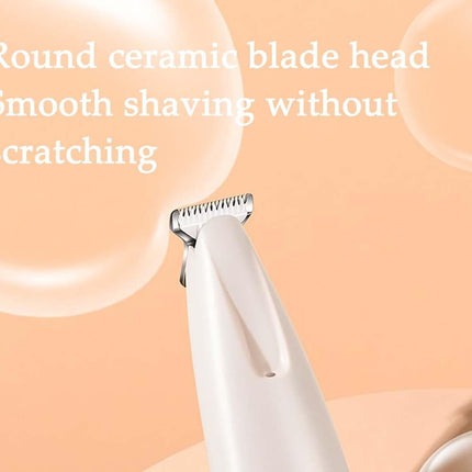 Belvedere Cat Grooming Trimmer - Rechargeable Low Noise Clipper with LED Light, Waterproof & Precision for Sensitive Areas 2set.