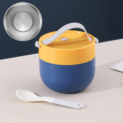 Ramen BBlueowl, Soup Bowls, Microwave Ramen Bowl with Lid, Lunch Box with Lid, Durable and Heat Resistant Bowl for Noodles, Rice, and Soups, Perfect for Home, Office, or School Meals， Z13_D.