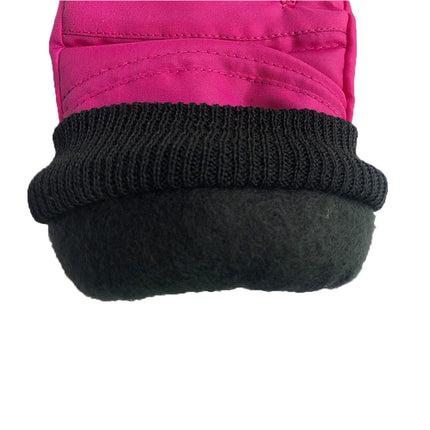 GXWEA Gloves For Kids Toddler Skis Kids Gloves Winter Gloves Thick Gloves Stretchy Warm Gloves Boys Girls 6-24 Months 4-8 Year AHA1 kids snow gloves Hot Pink.