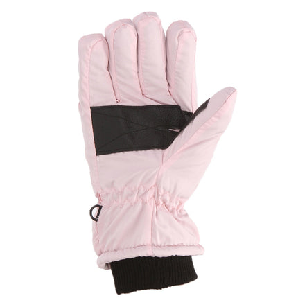 GXWEA Gloves For Kids Toddler Skis Kids Gloves Winter Gloves Thick Gloves Stretchy Warm Gloves Boys Girls 6-24 Months 4-8 Year AHA1 kids snow gloves Pink.