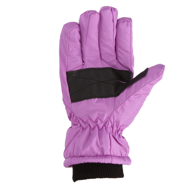 GXWEA Gloves For Kids Toddler Skis Kids Gloves Winter Gloves Thick Gloves Stretchy Warm Gloves Boys Girls 6-24 Months 7-12 Year AHA1 kids snow gloves Purple
