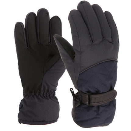 GXWEA Gloves For Kids Toddler Skis Kids Gloves Winter Gloves Thick Gloves Stretchy Warm Gloves Boys Girls 6-24 Months 10-16 Year AHA2 kids snow gloves Black.