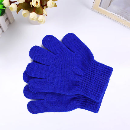 GXWEA Gloves For Kids Toddler Skis Kids Gloves Winter Gloves Thick Gloves Stretchy Warm Gloves Boys Girls 6-24 Months 5-12 years AHA3 kids snow gloves Blue.