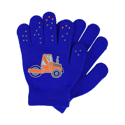 GXWEA Gloves For Kids Toddler Skis Kids Gloves Winter Gloves Thick Gloves Stretchy Warm Gloves Boys Girls 6-24 Months 5-12 years AHA4 kids snow gloves Blue.