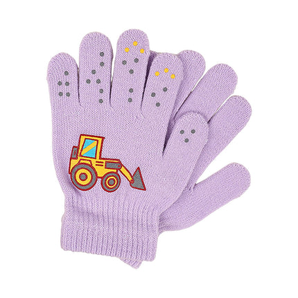 GXWEA Gloves For Kids Toddler Skis Kids Gloves Winter Gloves Thick Gloves Stretchy Warm Gloves Boys Girls 6-24 Months 5-12 years AHA4 kids snow gloves Purple.