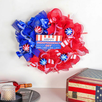 Clearance 4 Rolls Poly Burlap Deco Mesh 10 Inch Wide Decorative Ribbon Wrapping Home Door Wreath Decoration DIY Crafts Making.