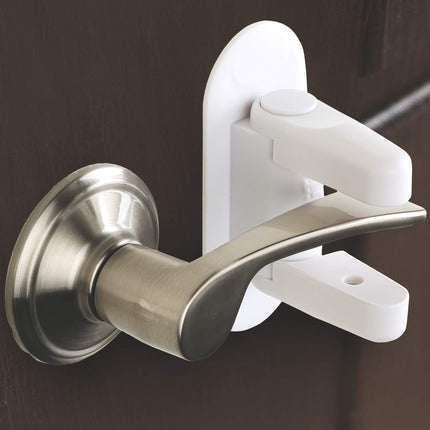 Door Lever Lock (2 Pack) Child Proof Doors & Handles 3M Adhesive - Child Safety.