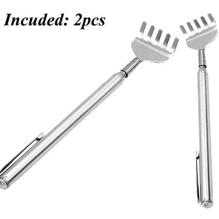Professional Telescopic Back Scratcher Stainless Steel Massager Extendable Pen Shape Body Massager.