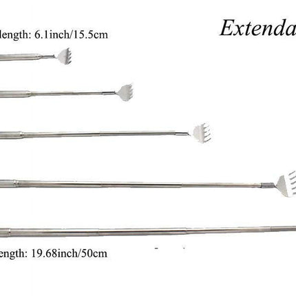 Professional Telescopic Back Scratcher Stainless Steel Massager Extendable Pen Shape Body Massager.
