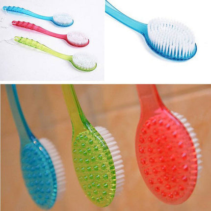 Warkul Long Handled Bath Shower Back Brush Body Scrubber Massager Skin Cleaning Tool Brush 2023 New Blue.
