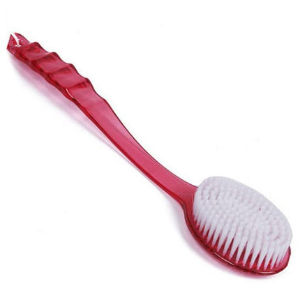 Warkul Long Handled Bath Shower Back Brush Body Scrubber Massager Skin Cleaning Tool Brush 2023 New Rose Red.