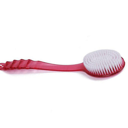Warkul Long Handled Bath Shower Back Brush Body Scrubber Massager Skin Cleaning Tool Brush 2023 New Rose Red.