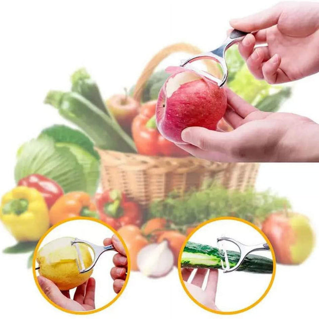 Vegetable Fruit Peeler - Ultra Sharp Stainless Steel Peeler for Potato Apple Carrot and Veggies.